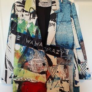 Abstract Print Women's Jacket
